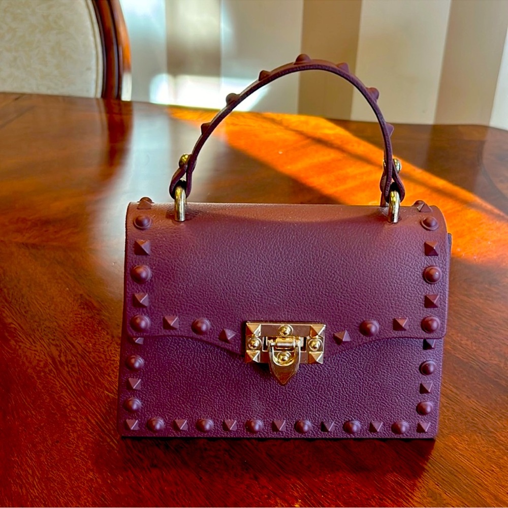 Rock Stud Top Handle Jelly Bag